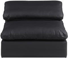 Comfy - Faux Leather Armless Chair
