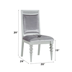Maverick - Side Chair (Set of 2) - Silver