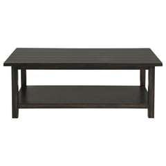 Payne - Wood Coffee Table with Shelf