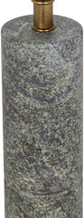 Opaline - Linen Textured Fabric And Brass Table Lamp