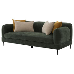 Jade - Chenille Upholstered Modern Track Arm Sofa