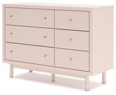 Wistenpine - Blush - Six Drawer Dresser