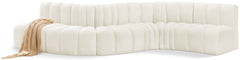 Arc - Velvet 6 Piece Curved Modular Sofa