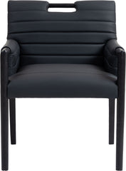 Aimee - Dining Arm Chair - Black Legs