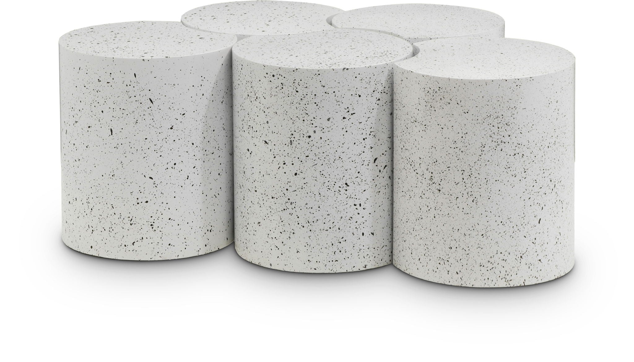 Dimple - 5 Piece Modular Coffee Table - Terazzo Finish
