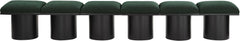 Pavilion - 6 Piece Modular Bench With Black Base