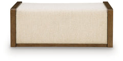 Marxmore - Upholstered Ottoman With Storage - Brown
