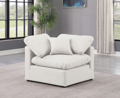 Indulge - Faux Leather Corner Chair