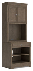 Janismore - Weathered Gray - Bookcase
