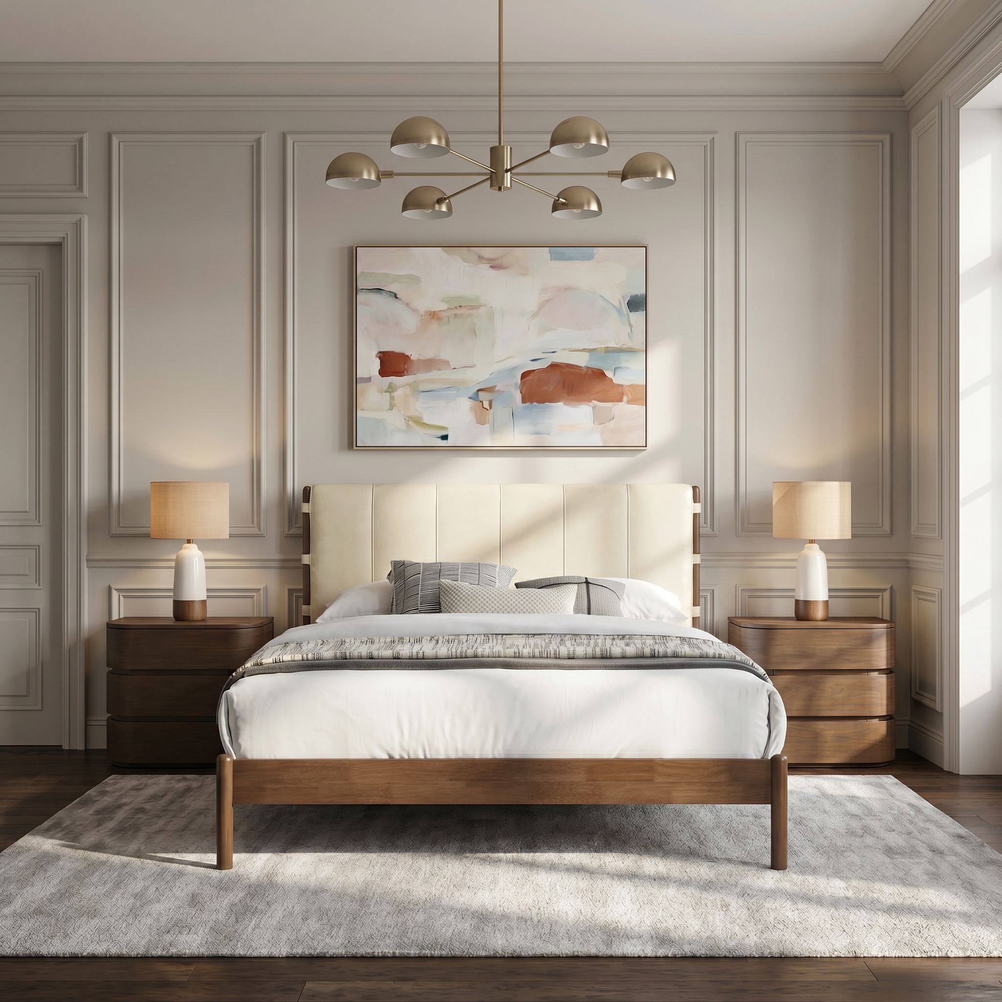 Arielle - Vegan Leather Upholstered Bed