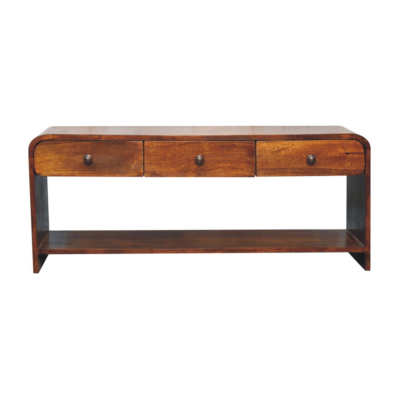 Aspen - Slim Media Unit - Dark Brown