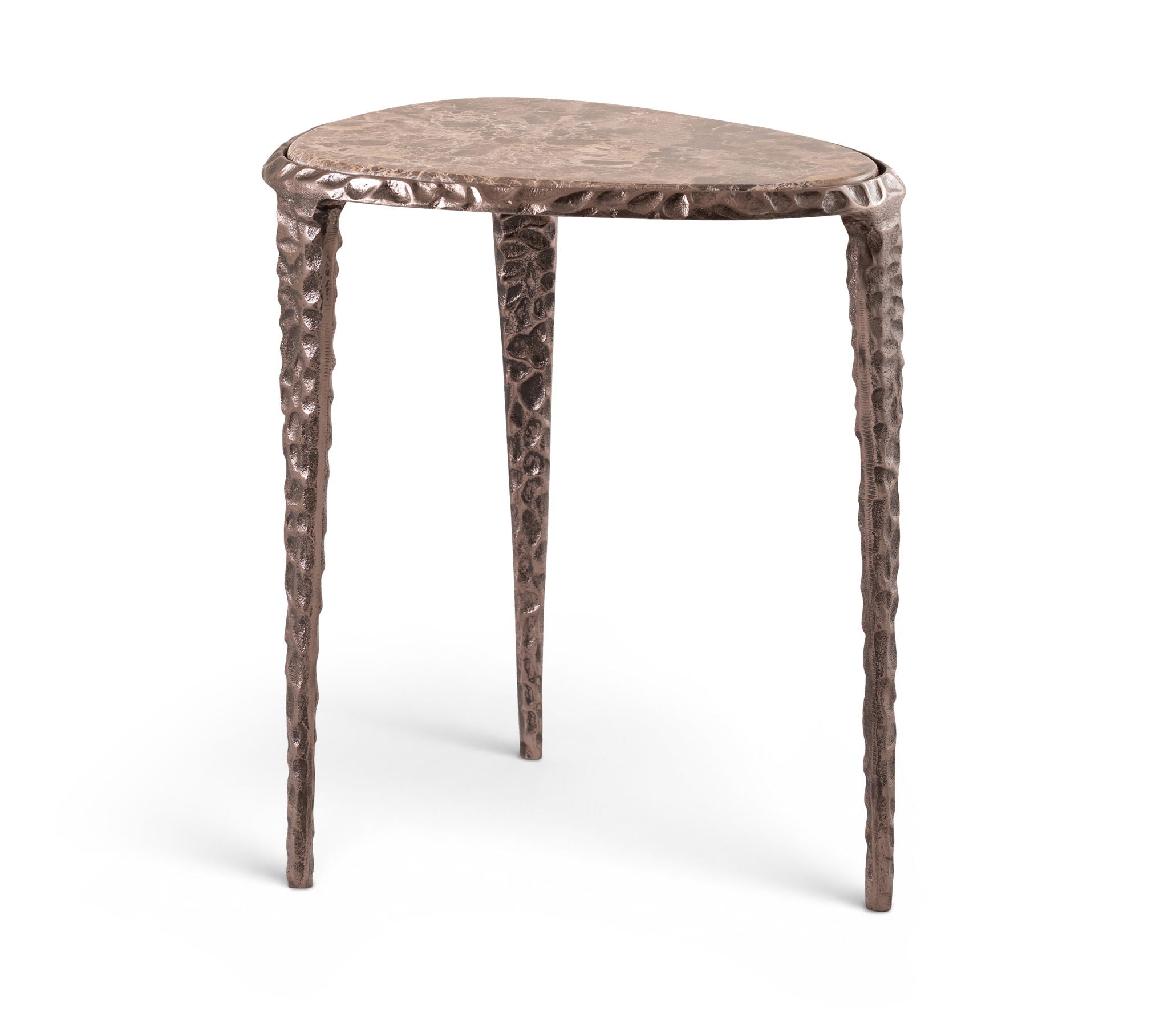 Gild - Aluminum Base And Genuine Marble Top Table