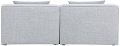 Cube - Linen Modular 2 Seat Armless Sofa