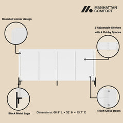 Abbey - Sideboard With Adjustable Shelves