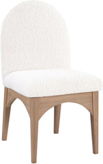 Waldorf - Boucle Dining Side Chair With Natural Legs