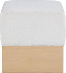 Havre - Ottoman / Stool With Natural Base