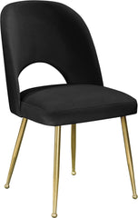Logan - Dining Chair (Set of 2) - Gold Legs