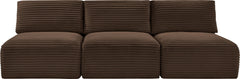 Shaggy - 3 Seat Modular Armless Sofa