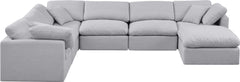Indulge - Linen 7 Piece Modular Sectional