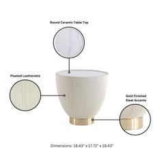 Anderson - Upholstered End Table