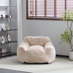 Auch - Indoor Armchair Style Bean Bag - Beige