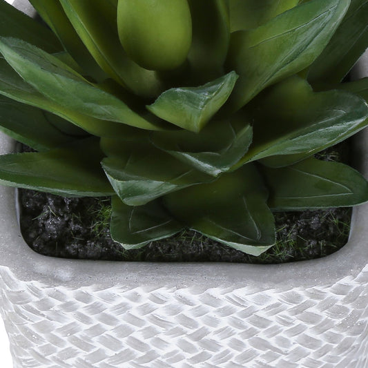 Artificial Succulent, Table Decor (Set of 2) - Green / Gray