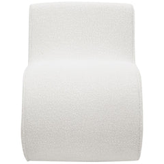 Ronea - Boucle Upholstered Armless Curved Chair