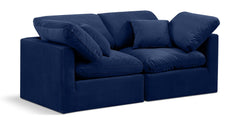 Indulge - Velvet 2 Seat Modular Sofa