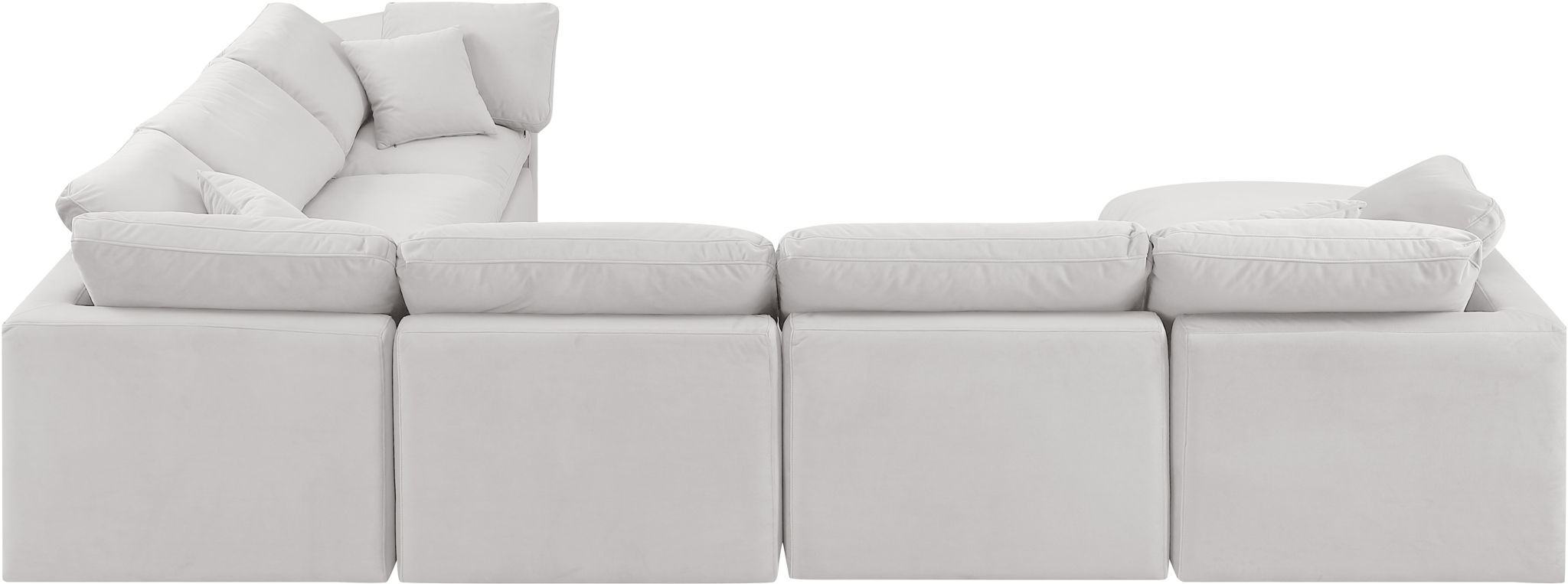 Indulge - Velvet 7 Piece Modular Sectional