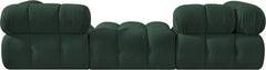 Ames - 3 Piece Boucle Modular Sofa With 1 Backless Seat
