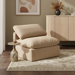 Indulge - Velvet Armless Chair