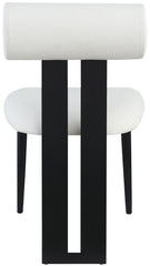 Dario - Faux Leather Dining Chair With Black Frame (Set of 2)