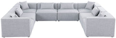 Cube - Linen 8 Piece Modular Sectional