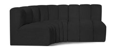 Arc - Boucle Fabric 3 Piece Sofa