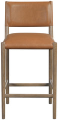 Andie - Upholstered Counter Stool - Brown Base