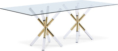 Mercury - Dining Table - Pearl Silver
