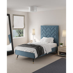 Crosby - Bed With Upholstered Headboard And Slats