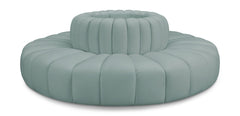 Arc - Faux Leather 8 Piece Round Modular Sofa