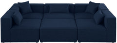 Cube - Linen 6 Piece Modular Sectional