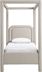 Salina - Linen Textured Fabric Upholstered Bed