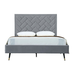 Crosby - Bed With Upholstered Headboard And Slats