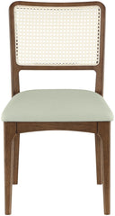 Atrium - Upholstered Seat Dining Chair With Brushed Brown Base (Set of 2)