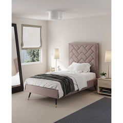 Crosby - Bed With Upholstered Headboard And Slats