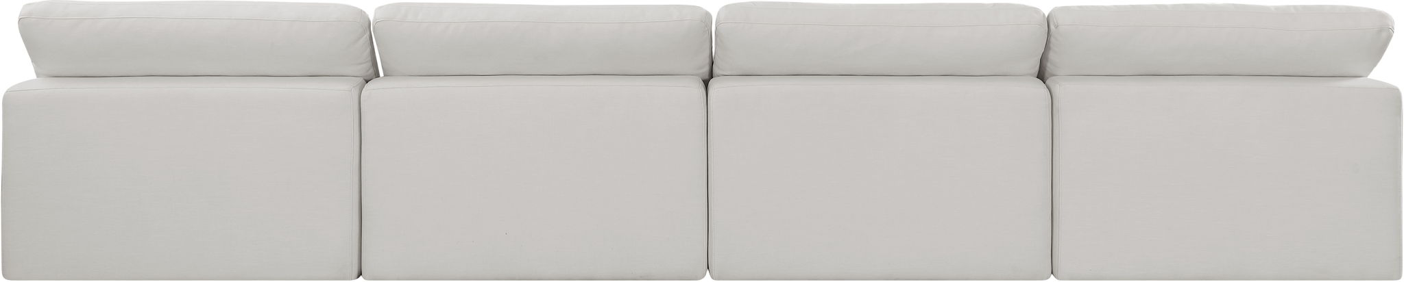 Comfy - Linen Modular Armless Sofa 4 Seats