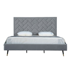 Crosby - Bed With Upholstered Headboard And Slats