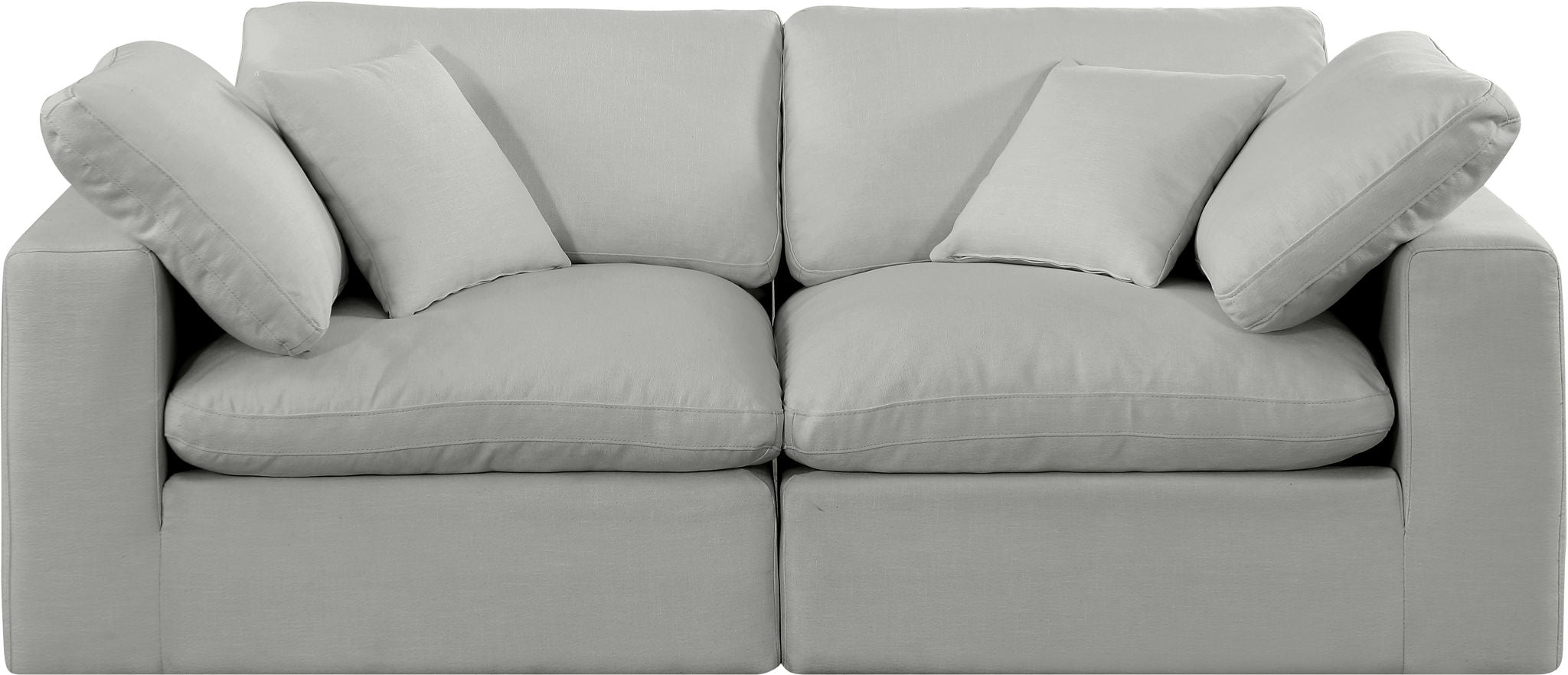 Comfy - Linen Modular Sofa 2 Seats