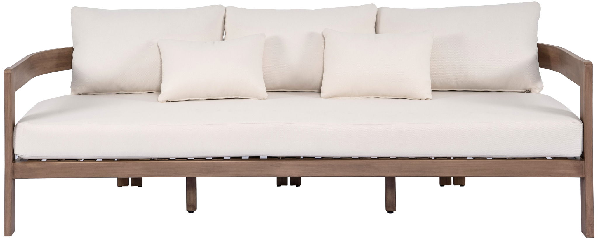 Newport - Water Resistant Fabric 86.75" Upholstered Outdoor Patio Sofa