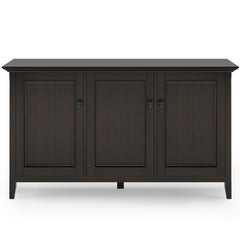 Amherst - Wide 3 Door Storage Cabinet - Hickory Brown
