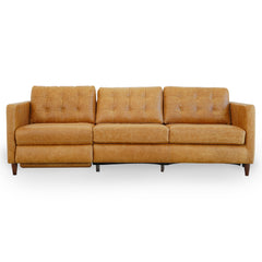 Christopher - Electric Inclining Sofa Left Facing - Tan