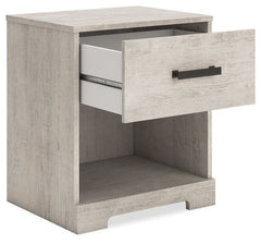 Shawburn - Gray - One Drawer Night Stand